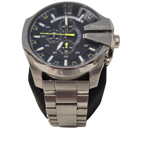 Diesel Chronograph Watch Stainless Steel Band 10‎ BAR Water Resistant - Picture 1 of 9